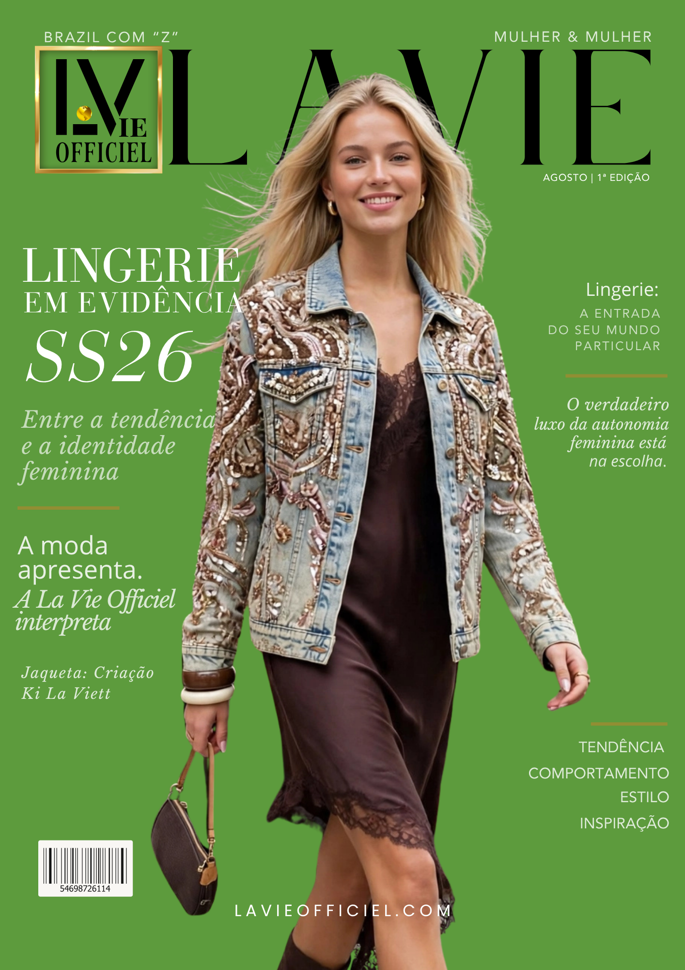 EDIÇÃO AGOSTO | LA VIE OFFICIEL | DIRETORA CRIAÇÃO KI LA VIETT